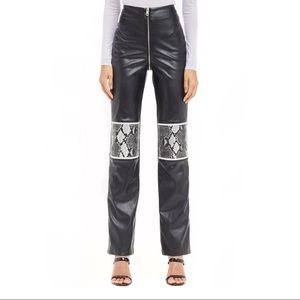 I am Gia faux leather pants